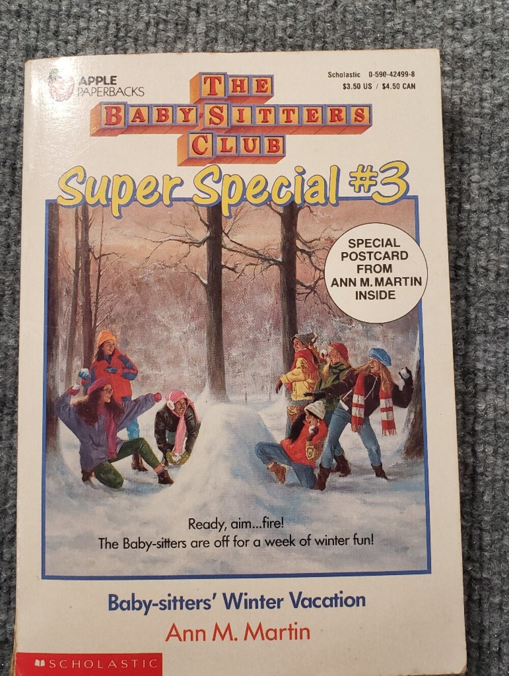 The Babysitters Club: Super Special #3 Baby-Sitters' Winter Vacation"